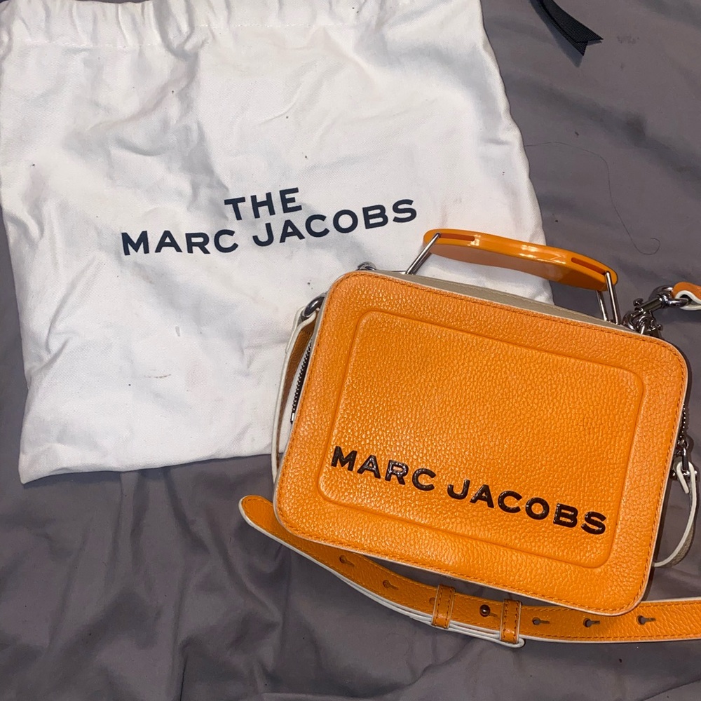 Marc Jacobs Orange and Gray Crossbody Bag